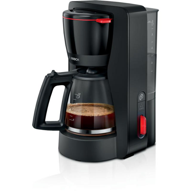 BOSCH COFFEE MAKER BLACK 1.2L 1.2KW