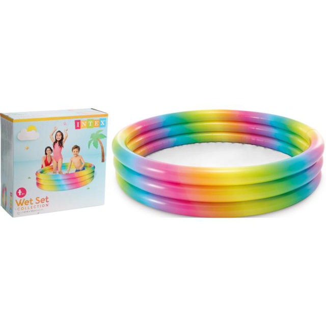 INTEX POOL RAINBOW OMBRE 147X33CM