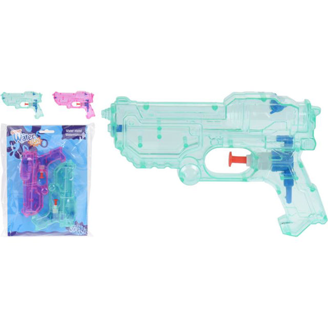 WATERPISTOL 15CM TRIGGER ACTION 4 COLΟRS