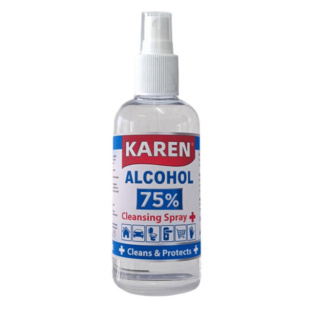 KAREN SPRAY ΠΡΟΣΤΑΣΙΑΣ ΧΕΡΙΩΝ 75% ΑΛΚΟΟΛ 250ML