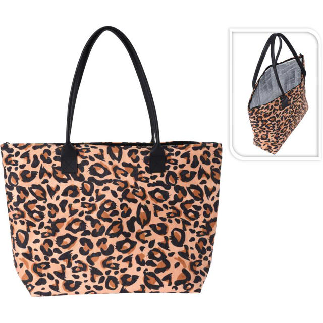 COOL BAG 470X320MM - LEOPARD PRINT