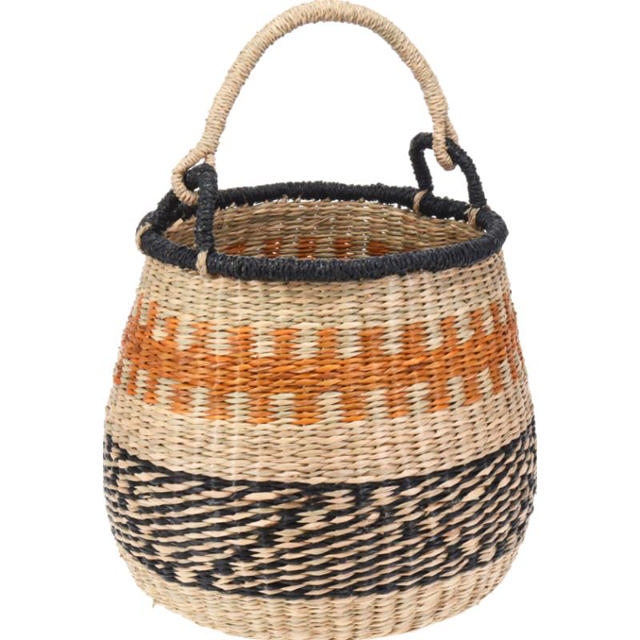 ROUND WATER HYACINTH BASKET - MEDIUM