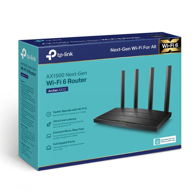 TP-LINK DUAL-BAND WI-FI 6 ROUTER