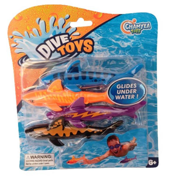 DIVE TOY SHARK 3 PIECES