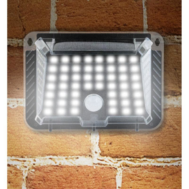 EZSOLAR LED SOLAR SENSOR WALL LIGHT 265L - BLACK