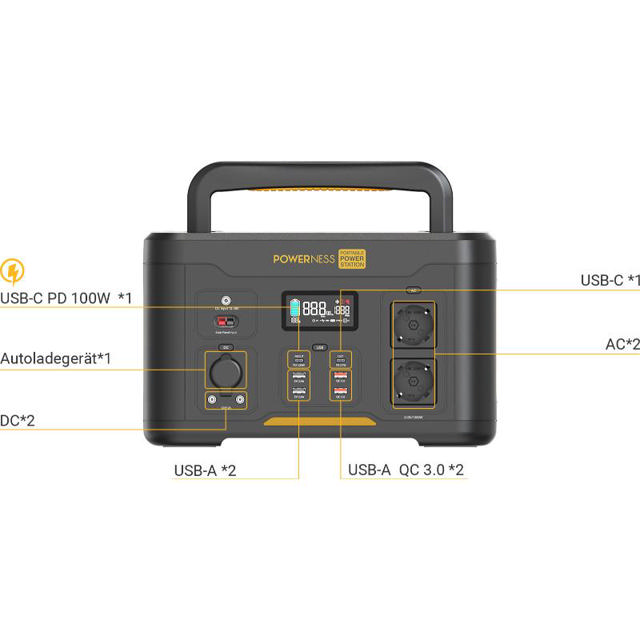 POWERNESS HIKER U1000 1166.4WH/2000W