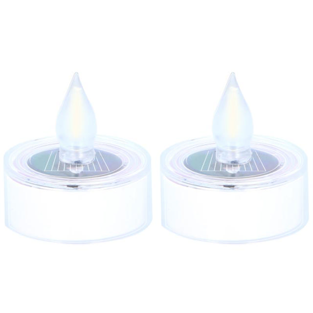 GRUNDIG SOLAR TEALIGHT 5X5.5CM 2 PIECES