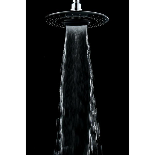 IC RAIN SHOWER HEAD - BLACK