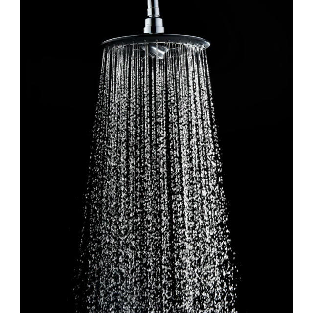 IC RAIN SHOWER HEAD - BLACK