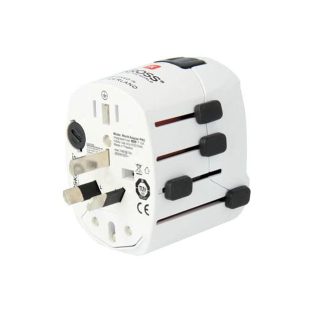 SKROSS PRO TRAVEL ADAPTER - WHITE