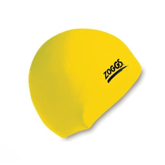 ZOGGS SILICONE CAP PLAIN - YELLOW