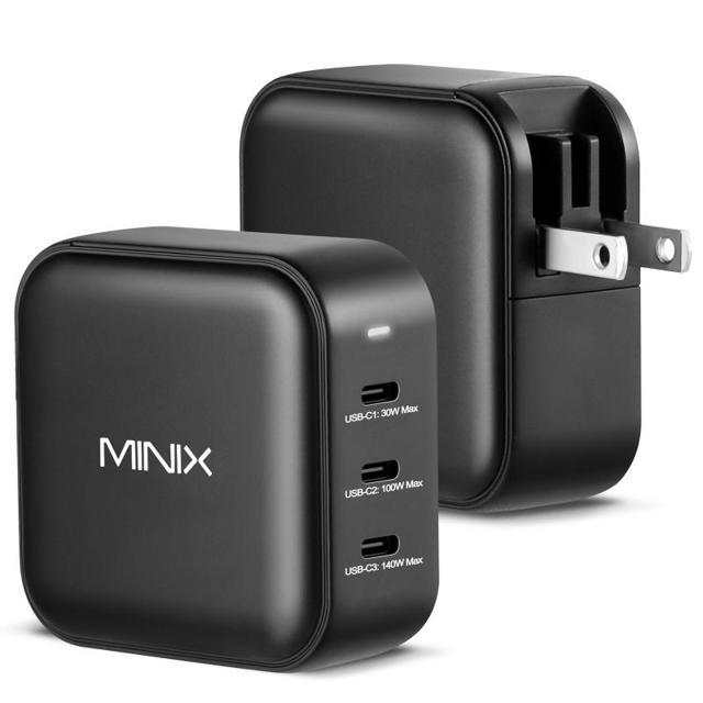 MINIX NEO ΦΟΡΤΙΣΤΗΣ 140W 3XC - ΜΑΥΡΟ