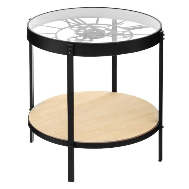 MECA SIDE TABLE WITH CLOCK ANATOMY