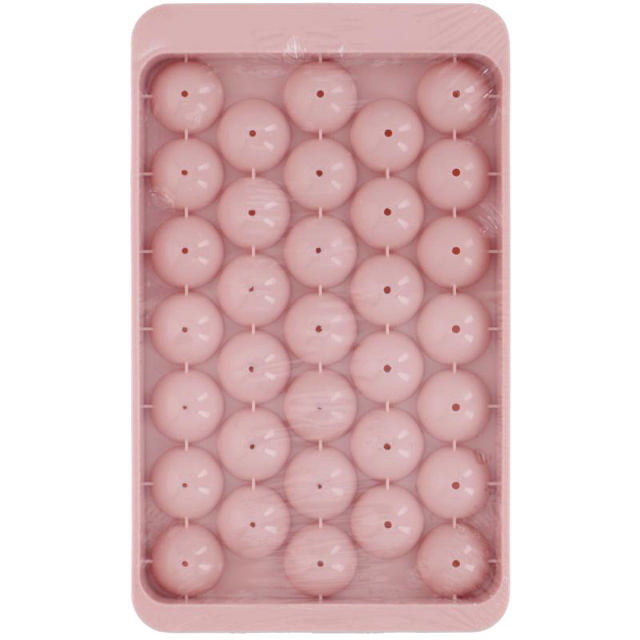 ICE CUBE TRAY - 33 ICE CUBES - PINK