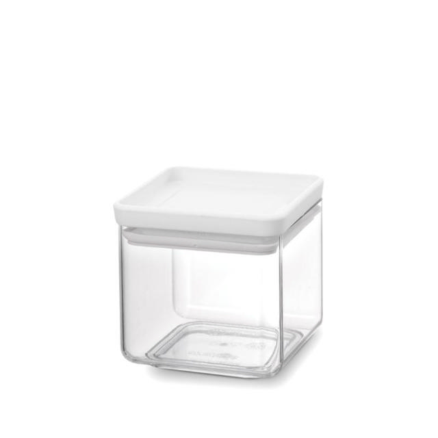 BRABANTIA TASTY SQUARE CANISTER 0.7L - LIGHT GREY