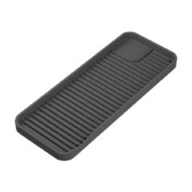 METALTEX SILICONE SINK TRAY TIDY MAT 30X12CM - BLACK