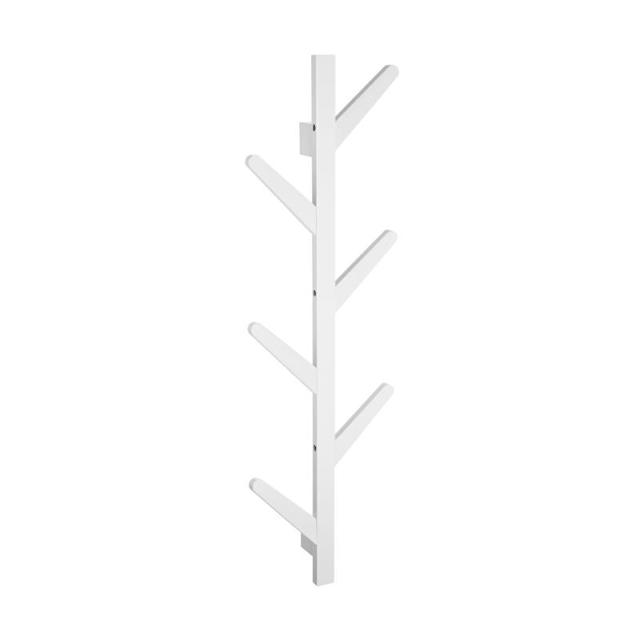 ESTIA ΚΡΕΜΑΣΤΡΑ ΤΟΙΧΟΥ BAMBOO 6 ΓΑΝΤΖΑΚΙΑ 84Χ26CM - ΑΣΠΡΗ