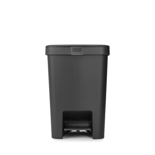 BRABANTIA STEP-UP PEDAL BIN 25L - DARK GREY