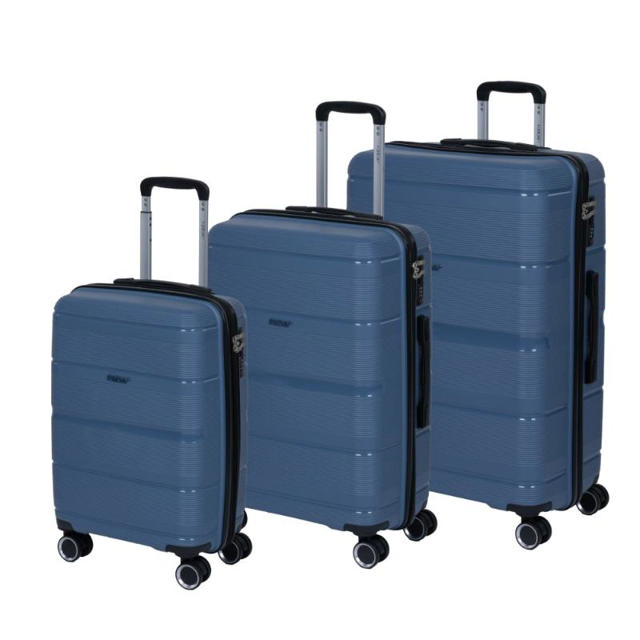 FANTOM LUGGAGE SET 3 PIECES -  BLUE