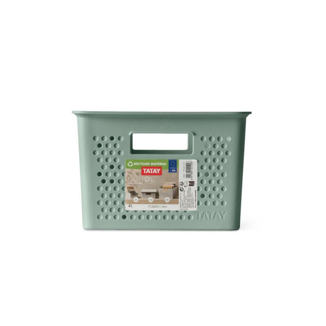 BOHOL STORAGE BASKET 4L - GREEN