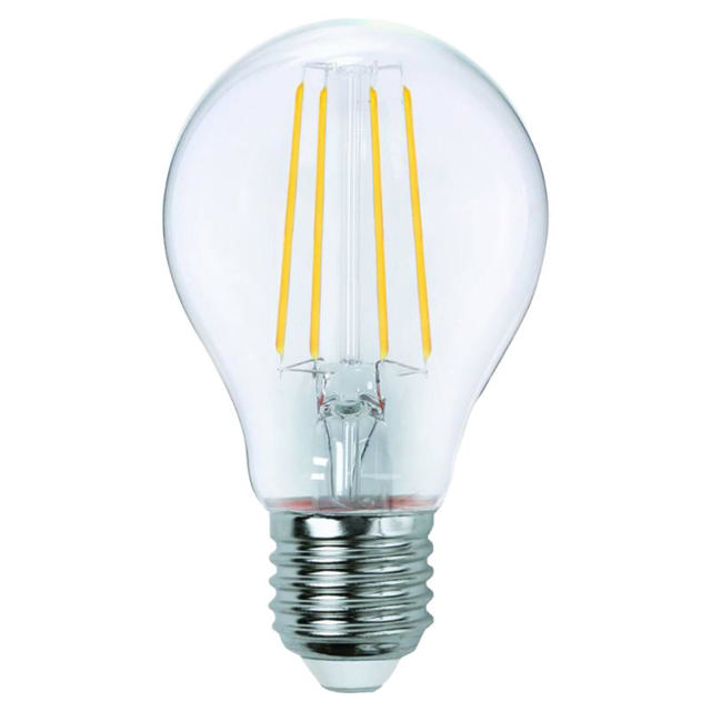 SUNLIGHT 'FILAMENT' LED 8W A60 LAMP E27 1000LM 2700K CLEAR