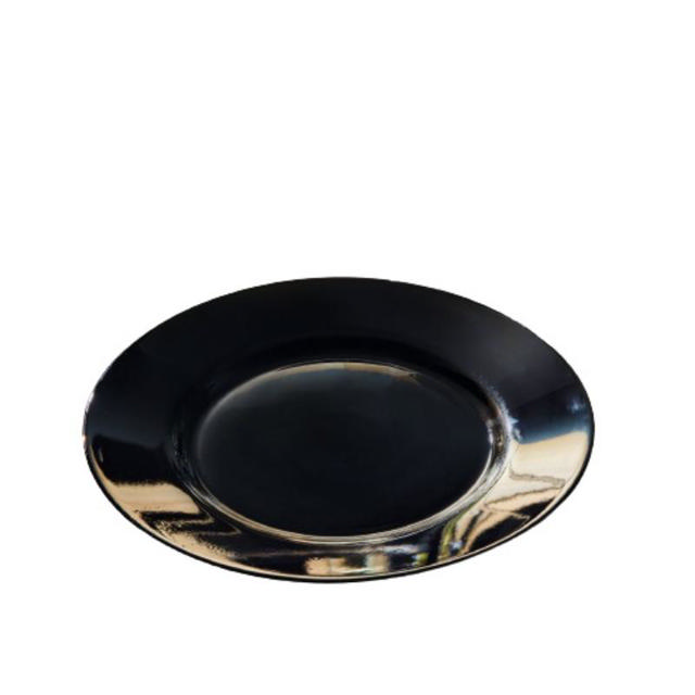 LUMINARC EVERYDAY DINNER PLATE 24CM - BLACK