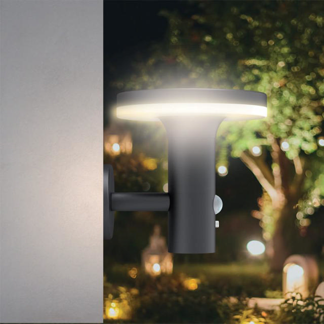 XANLITE SOLAR LED BOLLARD LIGHT WITH MOTION SENSOR