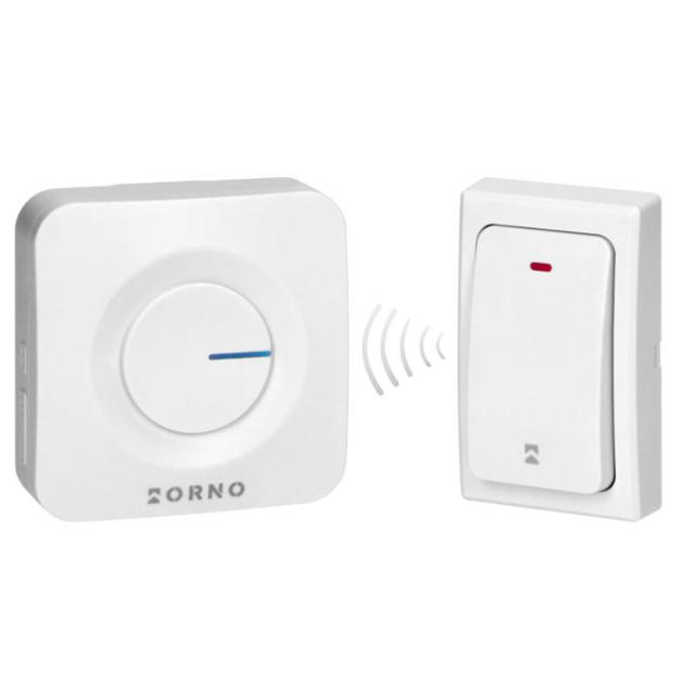 ORNO AC WIRELESS DOORBELL - WHITE