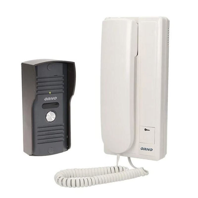 ORNO SINGLE FAMILY DOORPHONE - WHITE