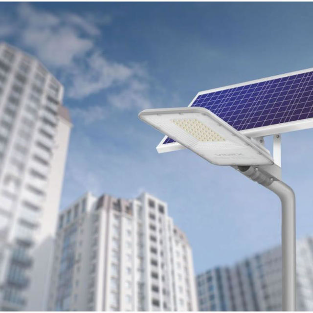 VIDEX SOLAR PILLAR STAND-ALONE FLOODLIGHT