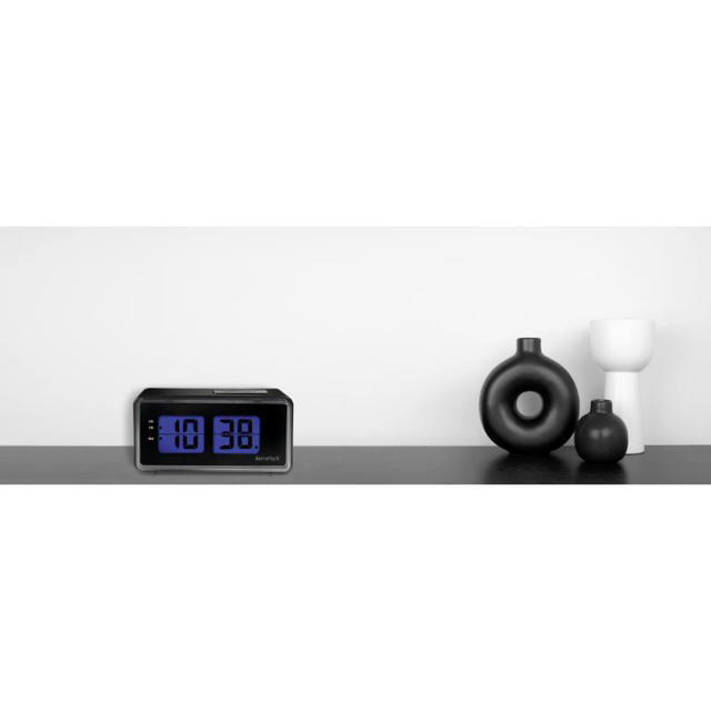 LIFE RETREOFLIP II DIGITAL ALARM CLOCK - BLACK