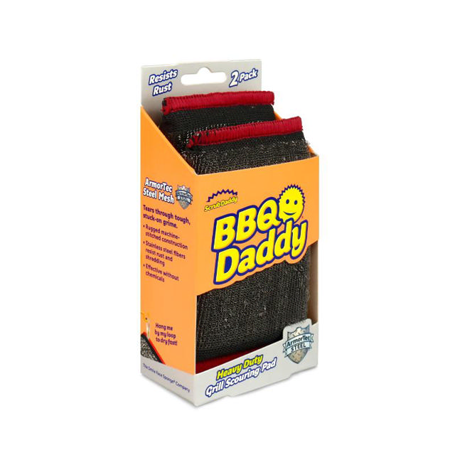 SCRUB DADDY BBQ SCOURING STEEL 2PACK