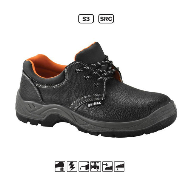 UNIMAC SAFETY SHOES S3 SIZE 42 - BLACK