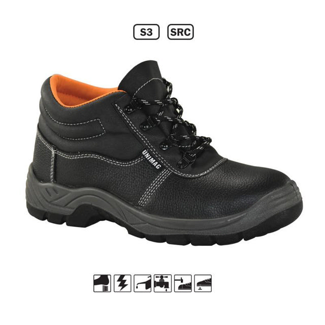 UNIMAC SAFETY BOOTS S3 SIZE 44- BLACK