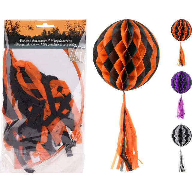 HALLOWEEN HONEYCOMB HANGING DECORATION