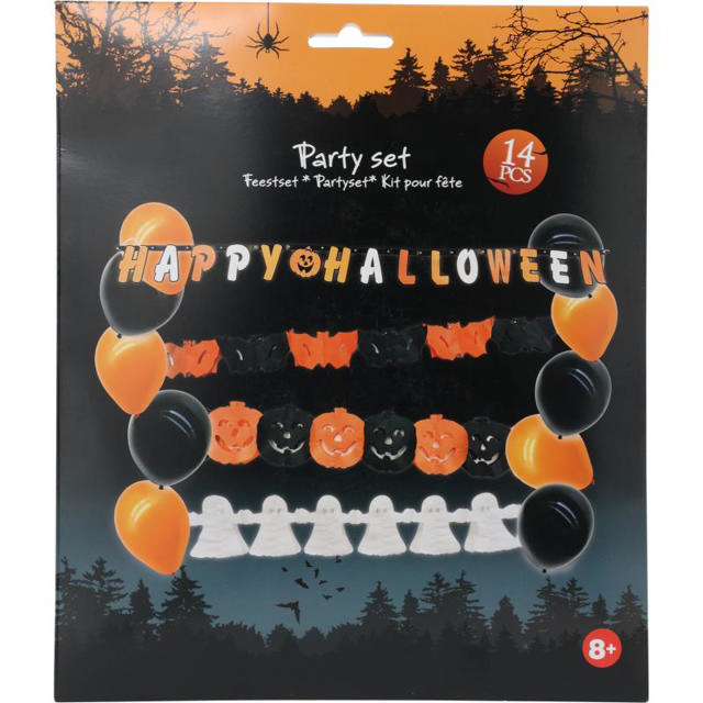 HALLOWEEN PARTY SET 14PCS